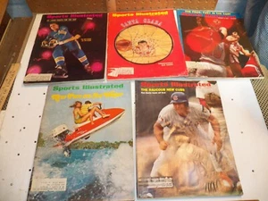 Vintage Lot of 5 1969 SPORTS ILLUSTRATED Magazines - Imagen 1 de 6