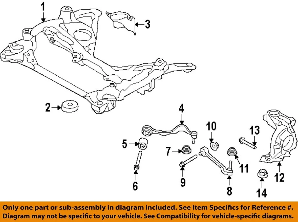 宝马原始设备制造商 12-25 228i xDrive 悬架组件-前 Cntl 手臂螺栓 31106885777 — 第 1/1 张图片