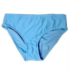 Bikini con fondo Xhilaration Juniors taglie forti nuoto sfacciato blu chiaro taglia 1X NUOVO! - Foto 1 di 6