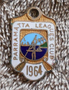 #D636. 1964 PARRAMATTA EELS RUGBY LEAGUE CLUB MEMBER BADGE #532 - Picture 1 of 2