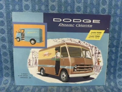 1958 Dodge Truck P300 & P400 Delivery Van / Step Van Original Sales Brochure - Image 1 of 3