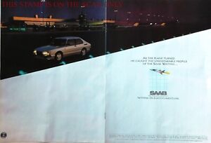 SAAB '900 Turbo 16s' Motor Car ADVERT : Original Vintage 1984 Print Ad -193