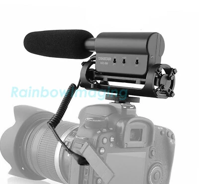 Micrófono de video escopeta Takstar micrófono de grabación de entrevista para Canon Nikon DSLR Foto 1 de 4