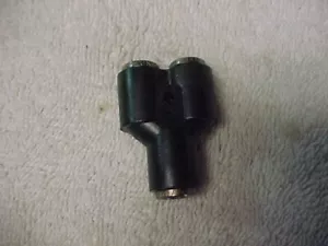 Norgren 1/4" OD Tube , 3 Way Y Connection, Push Lock, Pk Of 2 - Picture 1 of 2