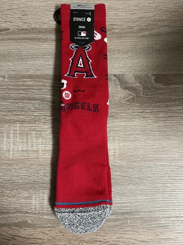 Los Angeles Angels Anahiem California Stance Crew Socks Size Large Cover
