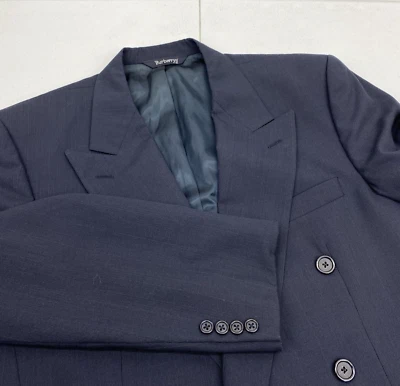 Burberry Blazer Para Hombre Talla 42 Abrigo Deportivo Lana Informal Chaqueta Traje Doble Pecho Foto 1 de 4
