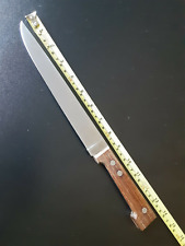 DANSK Carving Knife 8½" Blade Wood Handle Mid Century Modern Vintage Japan