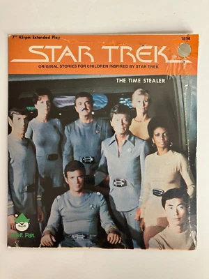 Star Trek The Time Stealer Story 7" 45 rpm Record Peter Pan Record New Sealed - Image 1 of 4