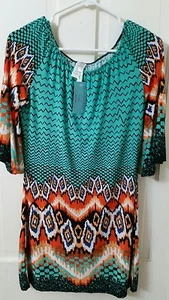 Nuevo con etiquetas Vestido Boutique Descarado Verde, Naranja, Negro, Blanco Hecho en EE. UU. - Imagen 1 de 9