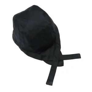 1PC Pirate turban cotton working hat cooking catering cap Black scrub - Picture 1 of 12