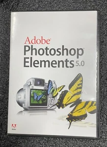Adobe Photoshop Elements 5.0 Software Photo Editor Win XP PC - Picture 1 of 1