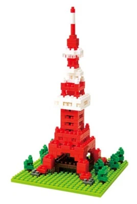 Kawada Nanoblock Tokyo Tower NBH-001 Japan 390 pcs Lego Block Interlock Toy 12+ - Image 1 of 4