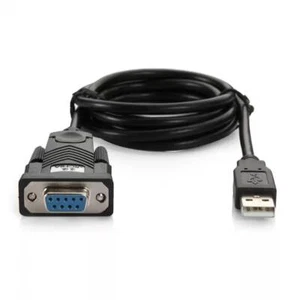 5FT USB Male to RS232 Female Serial DB9 9-pin Converter Adapter Cable Cord PC - Picture 1 of 1