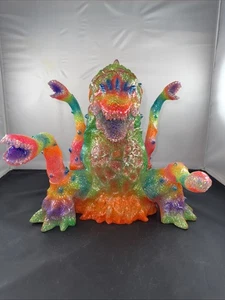 2021 MARUSAN 450 11” BIOLLANTE 1989 RAINBOW GLITTER BOMB SOFUBI GODZILLA STORE - Picture 1 of 11