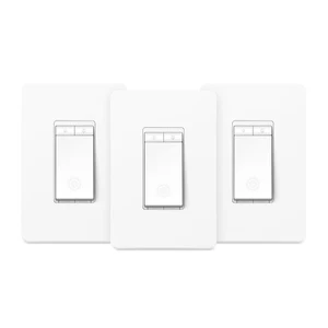 Kasa Smart Dimmer Switch HS220P3, Single 3 Pack, White, Alexa Compatible  - Picture 1 of 7
