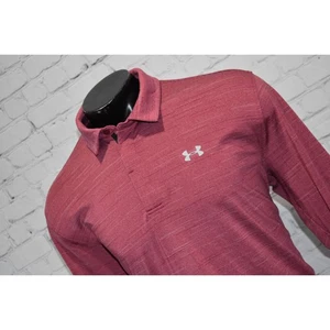 Under Armour Golf Polo Shirt Mens Size 2XL HeatGear Performance Pink - Picture 1 of 7