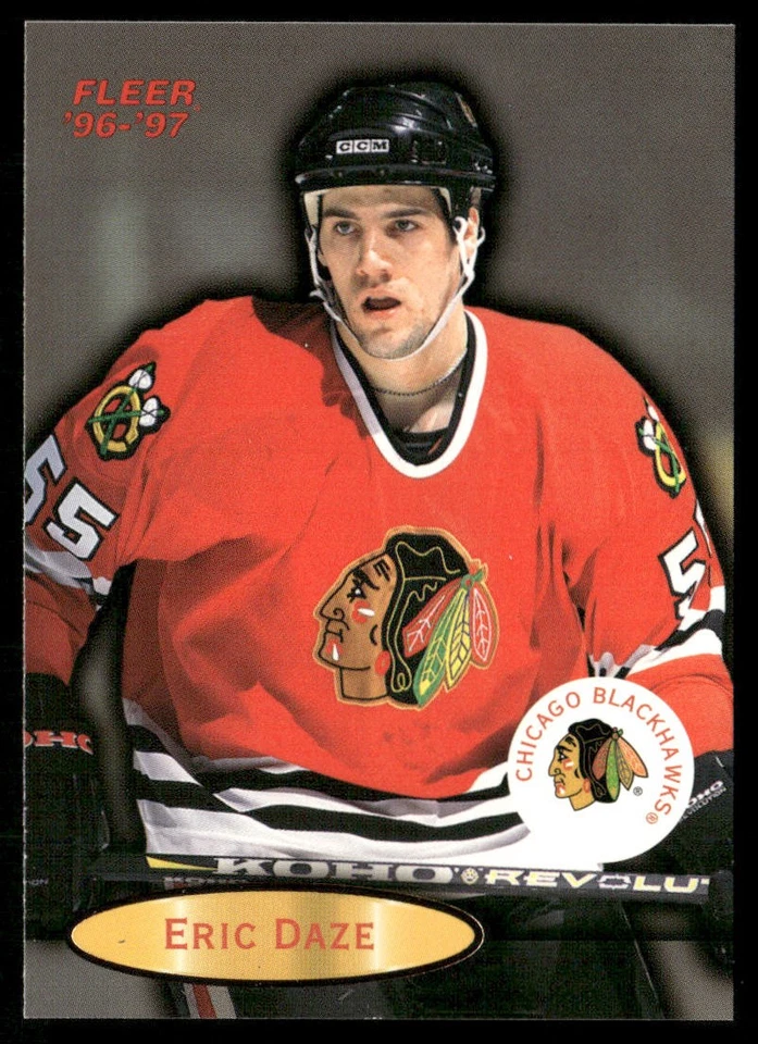Eric Daze 1996-97 Fleer #17 Chicago Blackhawks - Image 1 of 2