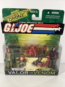 GI Joe Valor vs Venom Scarlett & Sand Scorpion 3.75" Action Figures 2003 Hasbro - Picture 1 of 6