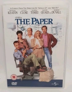 The Paper 1994 DVD Michael Keaton, Robert Duvall, Glenn Close Uk Dvd - Imagen 1 de 3