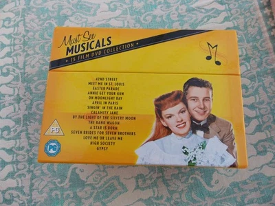 Must See Musicals 15 All Time Hollywood Movie Collection DVD Boxset UK R2 - Image 1 of 4