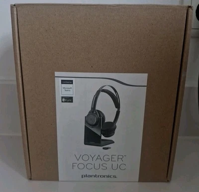Plantronics Voyager Focus UC B825-M Bluetooth Ohraufliegende Kopfhörer - Schwarz - Bild 1 von 4