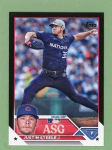 2023 Topps Update '23 All-Star Black 044/299 Justin Steele Chicago Cubs - Bild 1 von 1