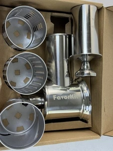 Favorkit Edelstahl Allesschneider, Reibeaufsatz. Neu - für Kitchenaid - Bild 1 von 2