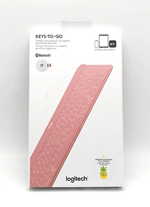 Logitech Keys-To-Go Ultra Portable Keyboard - Rosa QWERTY Italienisch - Afbeelding 1 van 4