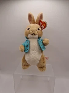 Ty Beanie Babies-Peter Rabbit-Cotton Tail Plush Toy 2018  - Picture 1 of 5