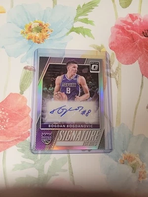 2017-18 Panini Donruss Optic Bogdan Bogdanovic Auto Signature Series Holo SP - Image 1 of 2
