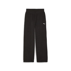 PUMA Her HighWaist Winterized Sweatpants Womens Black Athletic Casual Bottoms 68 - Picture 1 of 2