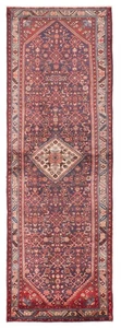 Vintage Hand-knotted Runner Rug 3'4" x 10'4" Traditional Oriental Wool Carpet - Picture 1 of 9