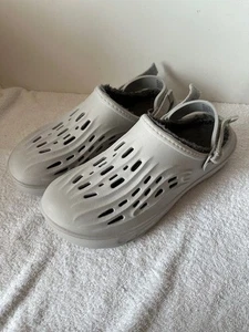 Fell gefütterte Hausschuhe Clog Syler dicke Sohle UK 9 EU 43 USA 10 wunderbar grau - Bild 1 von 2