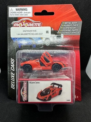 Coches Majorette Deluxe Rojo McLaren Senna 248C Die-Cast 1/64 ENVÍO GRATUITO Foto 1 de 4