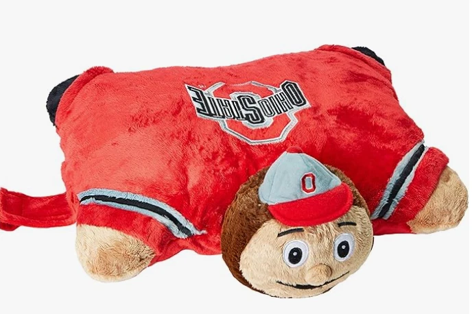 Ohio State Buckeyes Almohada Mascota Licencia NCAA Brutus Buckeye Peluche Suave Nuevo con Etiqueta Foto 1 de 1