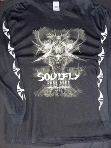 2005 Soulfly Long Sleeve T-shirt XL Dark Ages 23x31 - Picture 1 of 6