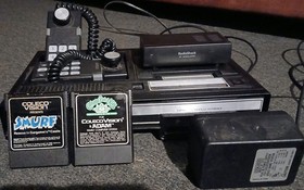 ColecoVision Game Console Tested Working With 2 Games Power Plug ,RF MODULATOR