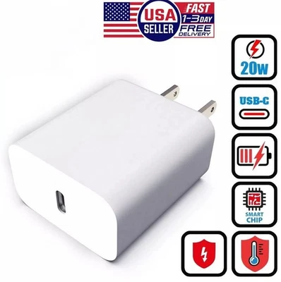 2-3 Pack Super Fast Charger Type C For iPhone 16 15 14 13 12 11 Pro Max Xs XR - Image 1 of 4