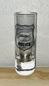 Hard Rock Cafe Washington DC 2019 Police Week Double Shot Glass 4" Tall Shooter - Bild 1 von 2