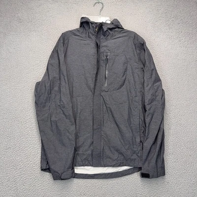 Paradox Rain Jacket Men Large Gray Full Zip Hiking Outdoor Lightweight Casual - Image 1 of 4