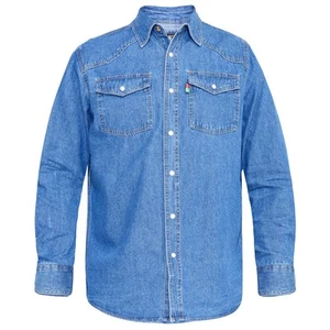 Duke  Camisa D555 Western de Vaquera para Hombre (DC103) - Imagen 1 de 3