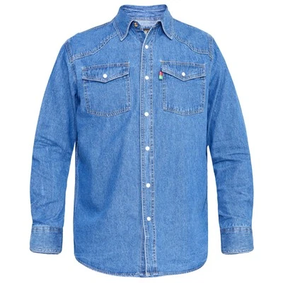Duke  Camisa D555 Western de Vaquera para Hombre (DC103) - Imagen 1 de 3