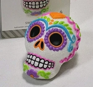 New Hallmark Sweet Skull Halloween 2014 Dia de los Muertos Keepsake Ornament - Picture 1 of 10