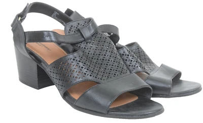 Cloudwalkers by Avenue Para Mujer 10 AMPLIOS Enjaulado Puntera Abierta Tacón Bajo Vegano Oficina Foto 1 de 4