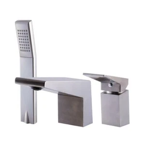 Grifo de montaje en bañera de una sola manija ALFI BRAND con elegante diseño moderno en B - Imagen 1 de 1