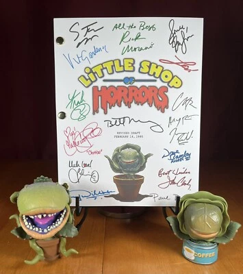 Little Shop of Horrors Script Signed- Autograph Reprints- Audrey II - Image 1 of 4