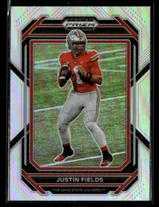 2023 Panini Prizm Draft Picks #59 Justin Fields Prizms Silver - Picture 1 of 2