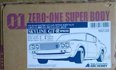 ABC HOBBY 1/10 RC Nissan Skyline GT-R KPGC110 Body Set from Japan - Image 1 of 3