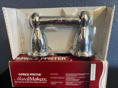 Price Pfister Tissue Holder-Solid Brass/ Chrome Finish BPH-C0CC - NEW IN BOX - Изображение 1 из 4