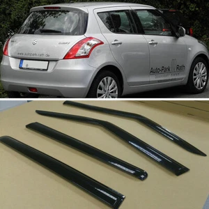 For Suzuki Swift 5DR Hatchback Window Visor Vent Sun Shade Rain Guard 4pcs 2016 - Picture 1 of 6